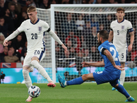 Cole Palmer of Chelsea, England, is in action during the UEFA Nations League Group 2 match between England and Greece at Wembley Stadium in...