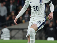 Cole Palmer of Chelsea, England, is in action during the UEFA Nations League Group 2 match between England and Greece at Wembley Stadium in...