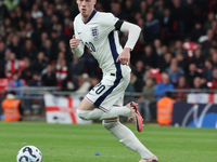 Cole Palmer of Chelsea, England, is in action during the UEFA Nations League Group 2 match between England and Greece at Wembley Stadium in...