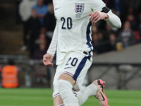 Cole Palmer of Chelsea, England, is in action during the UEFA Nations League Group 2 match between England and Greece at Wembley Stadium in...