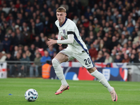 Cole Palmer of Chelsea, England, is in action during the UEFA Nations League Group 2 match between England and Greece at Wembley Stadium in...