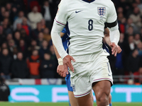 Jude Bellingham of Real Madrid and England is in action during the UEFA Nations League Group 2 match between England and Greece at Wembley S...