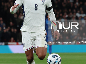 Jude Bellingham of Real Madrid and England is in action during the UEFA Nations League Group 2 match between England and Greece at Wembley S...