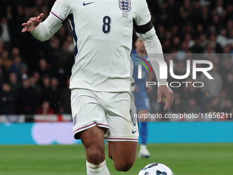 Jude Bellingham of Real Madrid and England is in action during the UEFA Nations League Group 2 match between England and Greece at Wembley S...