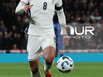 Jude Bellingham of Real Madrid and England is in action during the UEFA Nations League Group 2 match between England and Greece at Wembley S...