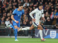 Jude Bellingham of Real Madrid and England is in action during the UEFA Nations League Group 2 match between England and Greece at Wembley S...