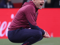 Lee Carsley, Interim Head Coach of England, is in action during the UEFA Nations League Group 2 match between England and Greece at Wembley...