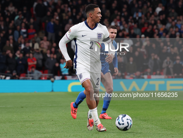 Trent Alexander-Arnold of Liverpool, England, is in action during the UEFA Nations League Group 2 match between England and Greece at Wemble...