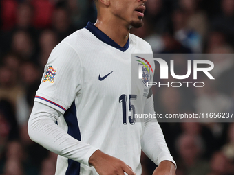 Levi Colwill of England plays during the UEFA Nations League Group 2 match between England and Greece at Wembley Stadium in London, England,...