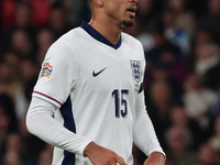 Levi Colwill of England plays during the UEFA Nations League Group 2 match between England and Greece at Wembley Stadium in London, England,...