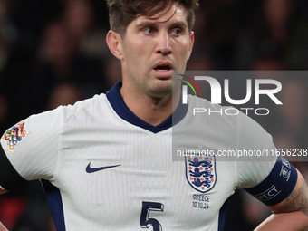 John Stones of Manchester City and England plays during the UEFA Nations League Group 2 match between England and Greece at Wembley Stadium...