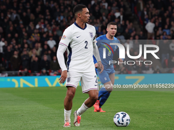 Trent Alexander-Arnold of Liverpool, England, is in action during the UEFA Nations League Group 2 match between England and Greece at Wemble...