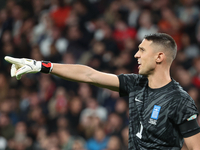 Odysseas Vlachodimos of Newcastle United and Greece is in action during the UEFA Nations League Group 2 match between England and Greece at...