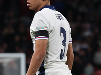 Rico Lewis of Manchester City, England, is in action during the UEFA Nations League Group 2 match between England and Greece at Wembley Stad...