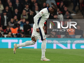 None Madueke of Chelsea, England, plays during the UEFA Nations League Group 2 match between England and Greece at Wembley Stadium in London...