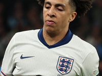 Rico Lewis of Manchester City, England, is in action during the UEFA Nations League Group 2 match between England and Greece at Wembley Stad...