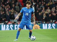 Tasos Chatzigiovanis of Greece is in action during the UEFA Nations League Group 2 match between England and Greece at Wembley Stadium in Lo...