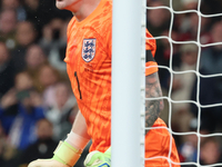 Jordan Pickford of Everton and England is in action during the UEFA Nations League Group 2 match between England and Greece at Wembley Stadi...