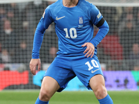 Dimitris Pelkas of Istanbul Basaksehir and Greece is in action during the UEFA Nations League Group 2 match between England and Greece at We...