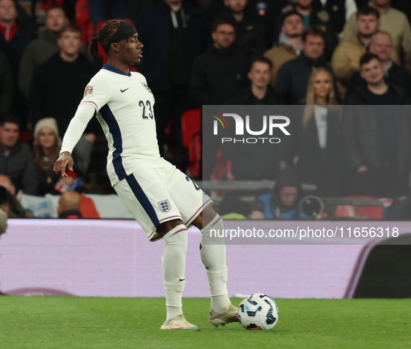 None Madueke of Chelsea, England, plays during the UEFA Nations League Group 2 match between England and Greece at Wembley Stadium in London...