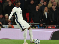 None Madueke of Chelsea, England, plays during the UEFA Nations League Group 2 match between England and Greece at Wembley Stadium in London...