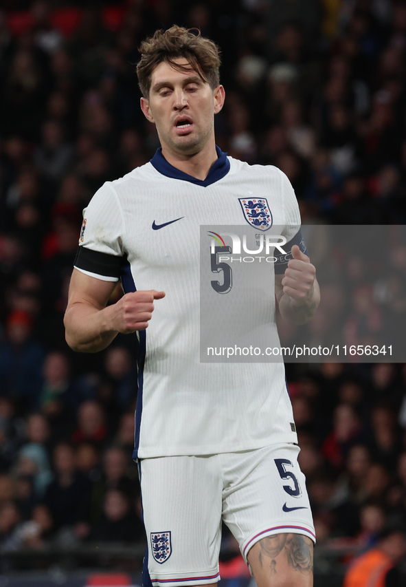 John Stones of Manchester City and England is in action during the UEFA Nations League Group 2 match between England and Greece at Wembley S...