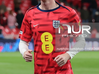 Cole Palmer of Chelsea, England, participates in the pre-match warm-up during the UEFA Nations League Group 2 match between England and Gree...