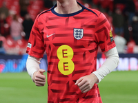 Cole Palmer of Chelsea, England, participates in the pre-match warm-up during the UEFA Nations League Group 2 match between England and Gree...