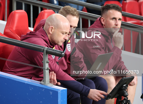 Lee Carsley, Interim Head Coach of England, is present during the UEFA Nations League Group 2 match between England and Greece at Wembley St...