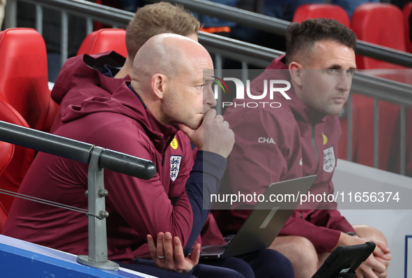 Lee Carsley, Interim Head Coach of England, is present during the UEFA Nations League Group 2 match between England and Greece at Wembley St...