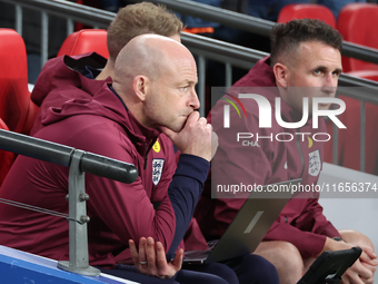 Lee Carsley, Interim Head Coach of England, is present during the UEFA Nations League Group 2 match between England and Greece at Wembley St...