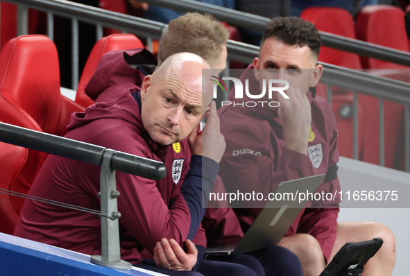 Lee Carsley, Interim Head Coach of England, is present during the UEFA Nations League Group 2 match between England and Greece at Wembley St...