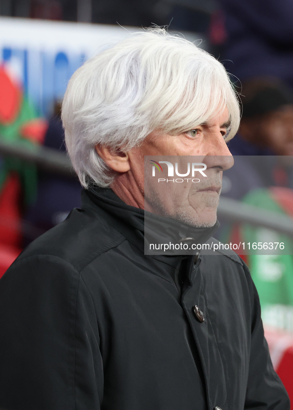 Ivan Jovanovic is the head coach of Greece during the UEFA Nations League Group 2 match between England and Greece at Wembley Stadium in Lon...