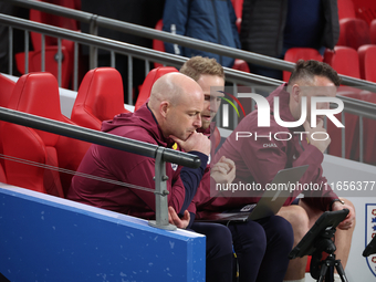 Lee Carsley, Interim Head Coach of England, is present during the UEFA Nations League Group 2 match between England and Greece at Wembley St...