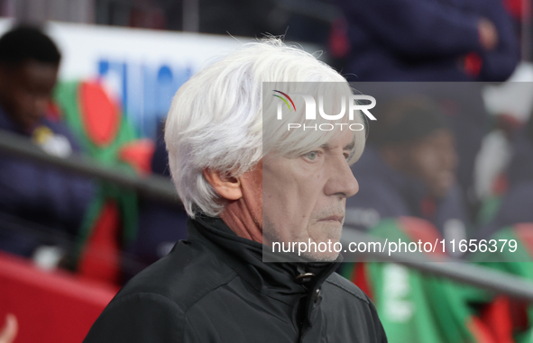 Ivan Jovanovic is the head coach of Greece during the UEFA Nations League Group 2 match between England and Greece at Wembley Stadium in Lon...