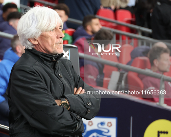 Ivan Jovanovic is the head coach of Greece during the UEFA Nations League Group 2 match between England and Greece at Wembley Stadium in Lon...