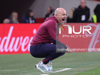 Lee Carsley, Interim Head Coach of England, is present during the UEFA Nations League Group 2 match between England and Greece at Wembley St...