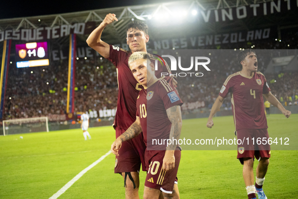 The FIFA World Cup 2026 South American Qualifier Match Between Venezuela And Argentina At Estadio Monumental De Maturin On October 10, 2024...