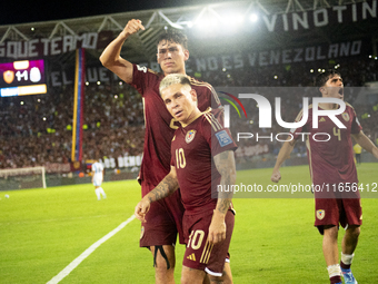 The FIFA World Cup 2026 South American Qualifier Match Between Venezuela And Argentina At Estadio Monumental De Maturin On October 10, 2024...