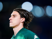 Riccardo Calafiori of Italy looks on during the UEFA Nations League 2024/25 League A Group A2 match between Italy and Belgium at Stadio Olim...