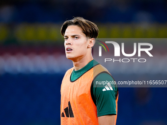 Samuele Ricci of Italy looks on during the UEFA Nations League 2024/25 League A Group A2 match between Italy and Belgium at Stadio Olimpico...