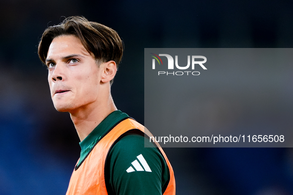 Samuele Ricci of Italy looks on during the UEFA Nations League 2024/25 League A Group A2 match between Italy and Belgium at Stadio Olimpico...