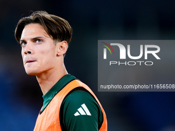 Samuele Ricci of Italy looks on during the UEFA Nations League 2024/25 League A Group A2 match between Italy and Belgium at Stadio Olimpico...