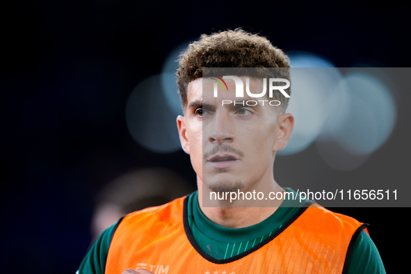 Giovanni Di Lorenzo of Italy looks on during the UEFA Nations League 2024/25 League A Group A2 match between Italy and Belgium at Stadio Oli...