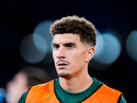 Giovanni Di Lorenzo of Italy looks on during the UEFA Nations League 2024/25 League A Group A2 match between Italy and Belgium at Stadio Oli...