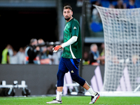 Gianluigi Donnarumma of Italy looks on during the UEFA Nations League 2024/25 League A Group A2 match between Italy and Belgium at Stadio Ol...