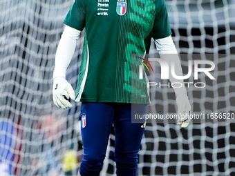 Michele Di Gregorio of Italy looks on during the UEFA Nations League 2024/25 League A Group A2 match between Italy and Belgium at Stadio Oli...