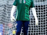 Michele Di Gregorio of Italy looks on during the UEFA Nations League 2024/25 League A Group A2 match between Italy and Belgium at Stadio Oli...