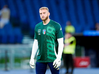 Michele Di Gregorio of Italy looks on during the UEFA Nations League 2024/25 League A Group A2 match between Italy and Belgium at Stadio Oli...