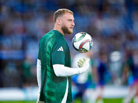 Michele Di Gregorio of Italy during the UEFA Nations League 2024/25 League A Group A2 match between Italy and Belgium at Stadio Olimpico on...